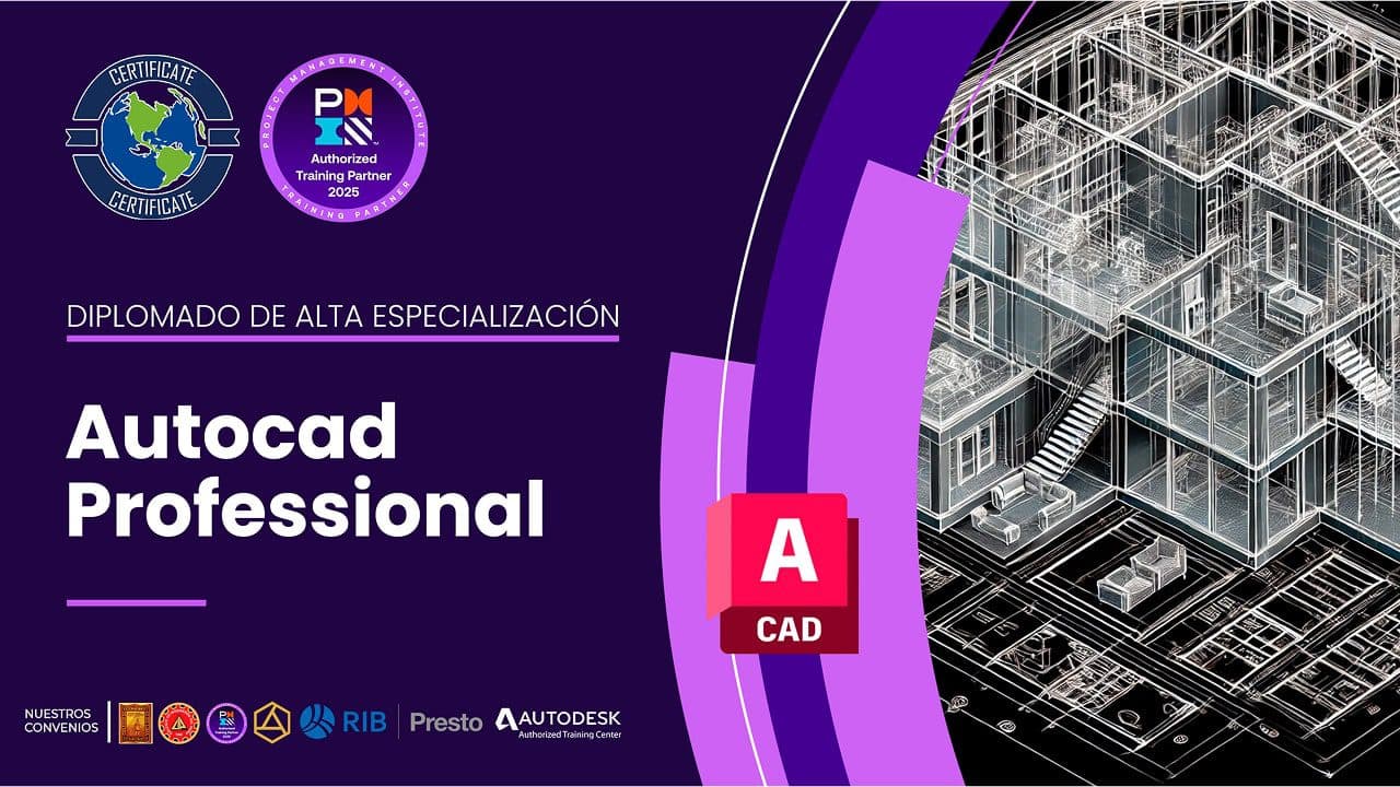 Diplomado Internacional De Alta Especialización En Autocad Professional