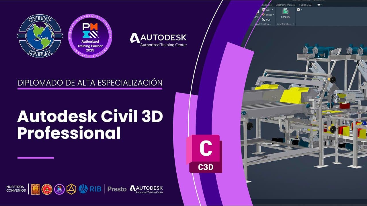 Diplomado Internacional De Alta Especialización Autodesk Civil 3D Professional
