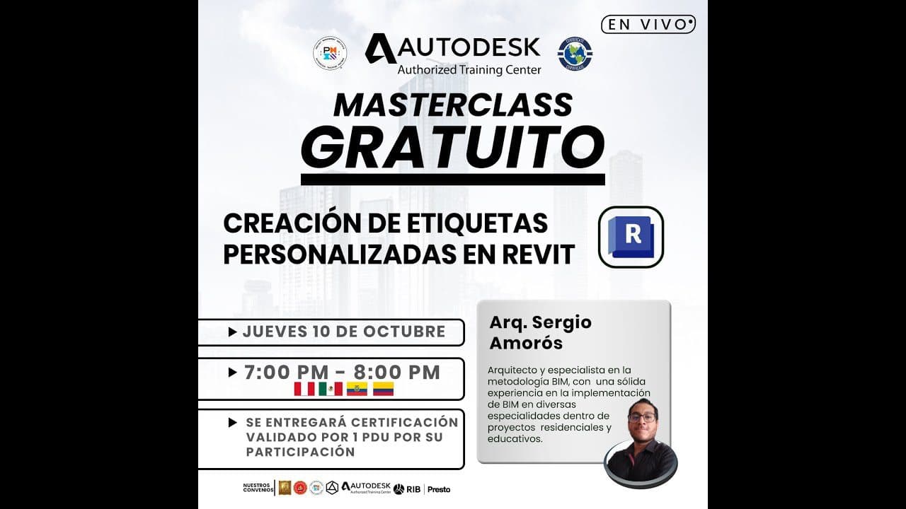 MASTERCLASS CREACIÓN DE ETIQUETAS PERSONALIZADAS EN REVIT