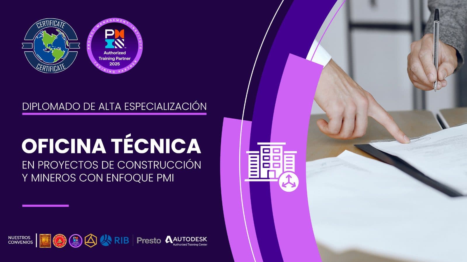 Especialización en Oficina Técnica en Proyectos de Construcción