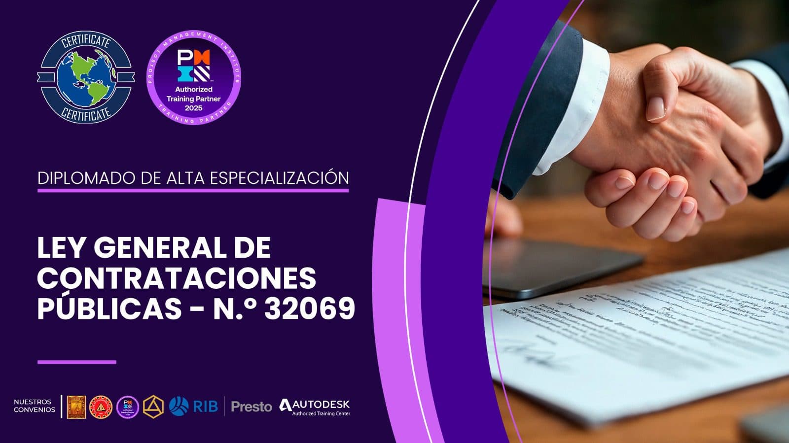 Diplomado Internacional De Alta Especialización Ley General de Contrataciones Públicas - n.o 32069