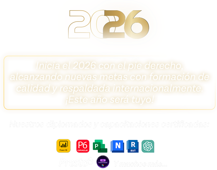 Certificate Project Control oferta de año nuevo