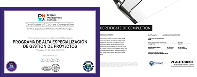 Certificado de CPC y Autodesk